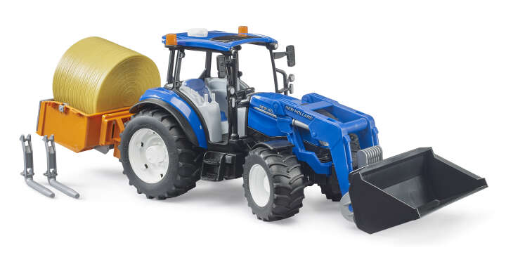 bruder Traktor New Holland T5.120 mit Frontlader